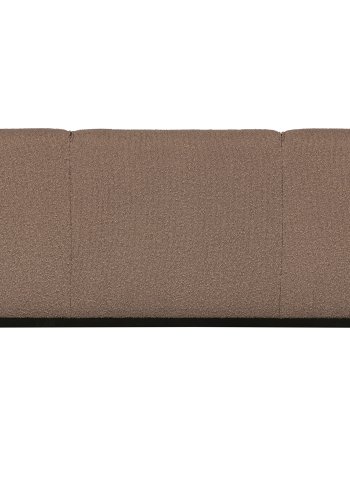 BEPUREHOME Statement 3 pers. sofa - nougat bouclé vvet stof