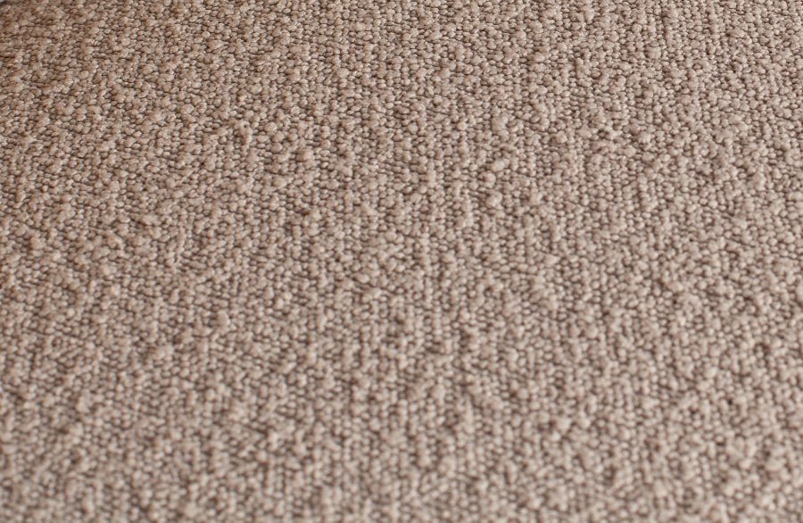 BEPUREHOME Statement puf, rektangulr - beige bouclé vvet stof (80x55)