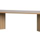 VTWONEN Angle spisebord, rektangulr - natur egetrsfinér (220x90)