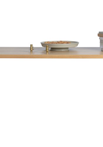 VTWONEN Angle spisebord, rektangulr - natur egetrsfinér (220x90)