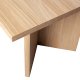 VTWONEN Angle spisebord, rektangulr - natur egetrsfinér (220x90)