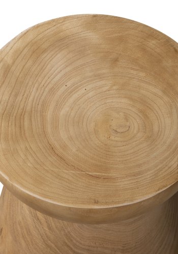 WOOOD Bink taburet, rund - natur paulownia tr (28)
