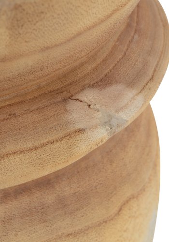 WOOOD Bikkel skammel, rund - natur paulownia tr (28)