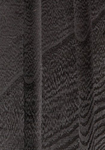 WOOOD Borre skammel, rund - sort paulownia tr (28)