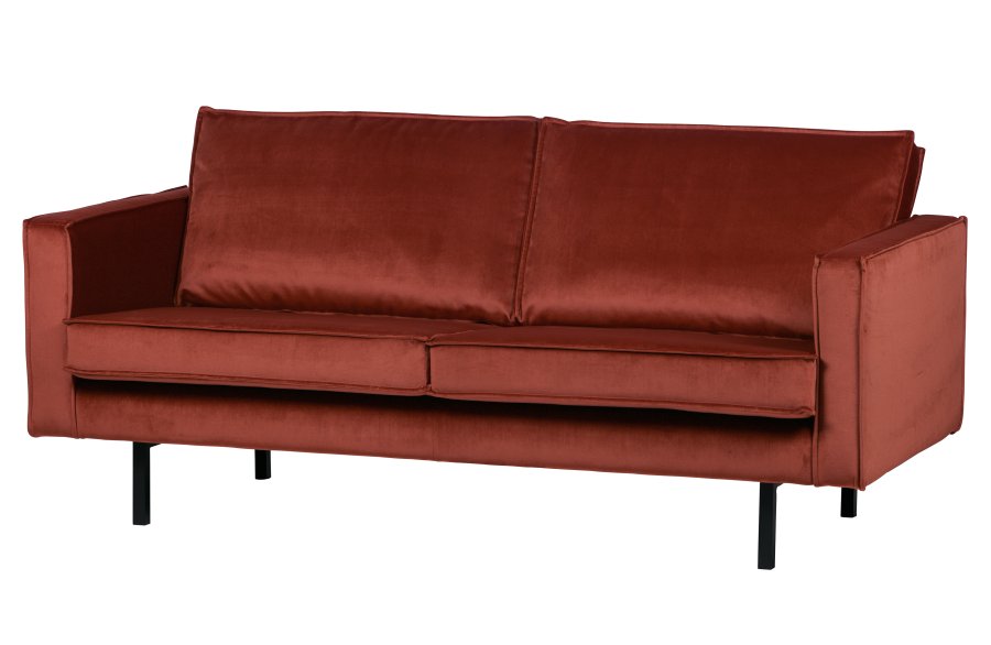 BEPUREHOME Rodeo 2,5 pers. sofa - kastanje fljl