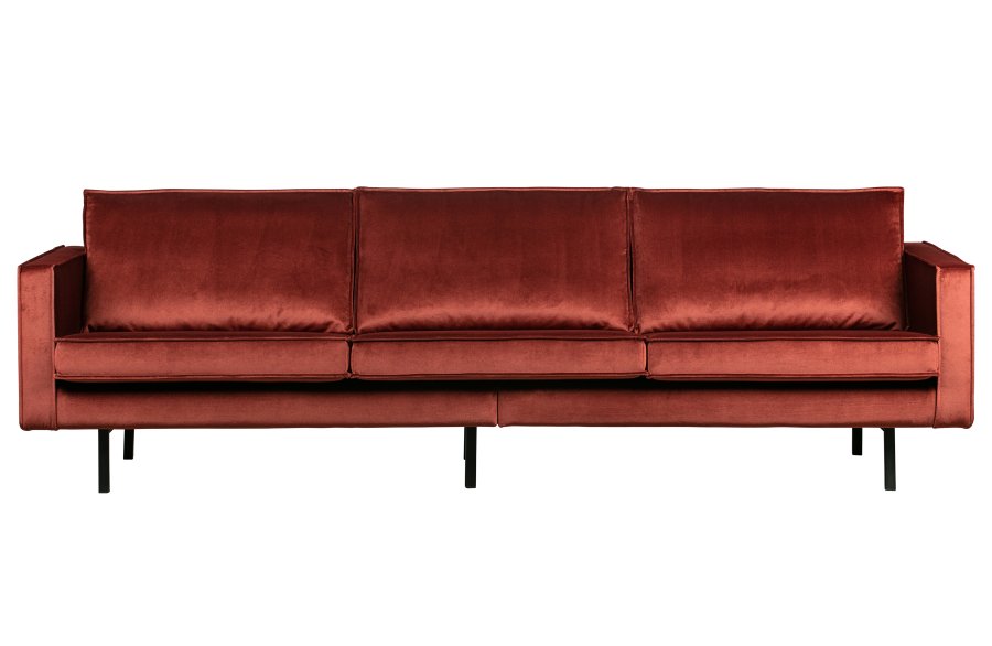 BEPUREHOME Rodeo 3 pers. sofa - kastanje fljl