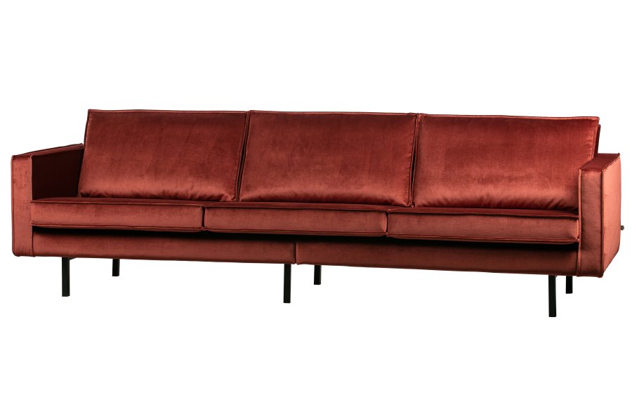 BEPUREHOME Rodeo 3 pers. sofa - kastanje fljl