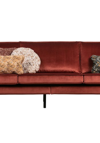 BEPUREHOME Rodeo 3 pers. sofa - kastanje fljl