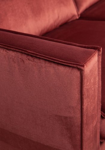 BEPUREHOME Rodeo 3 pers. sofa - kastanje fljl