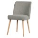 VTWONEN Force spisebordsstol - gr bouclé stof og natur bgetr