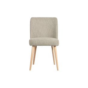 VTWONEN Force spisebordsstol - natur bouclé stof og natur bgetr