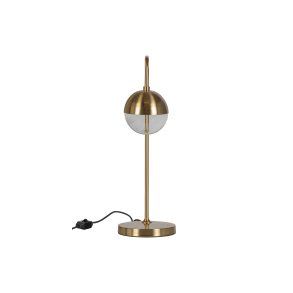 BEPUREHOME Globular bordlampe - glas og antik messing metal