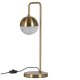 BEPUREHOME Globular bordlampe - glas og antik messing metal