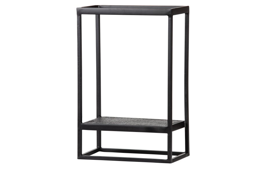 WOOOD Febe vghylde, til inde og ude brug, rektangulr - sort metal