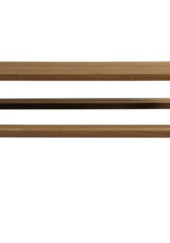 WOOOD EXCLUSIVE Tablo udendrs Picknick X-understel til picnicbord - sort metal