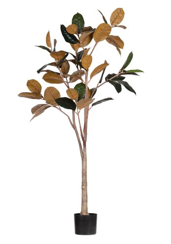 WOOOD Gummi kunstig plante - grn polyester (H:170)