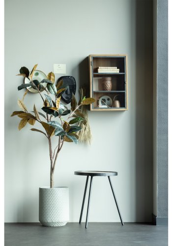 WOOOD Gummi kunstig plante - grn polyester (H:170)