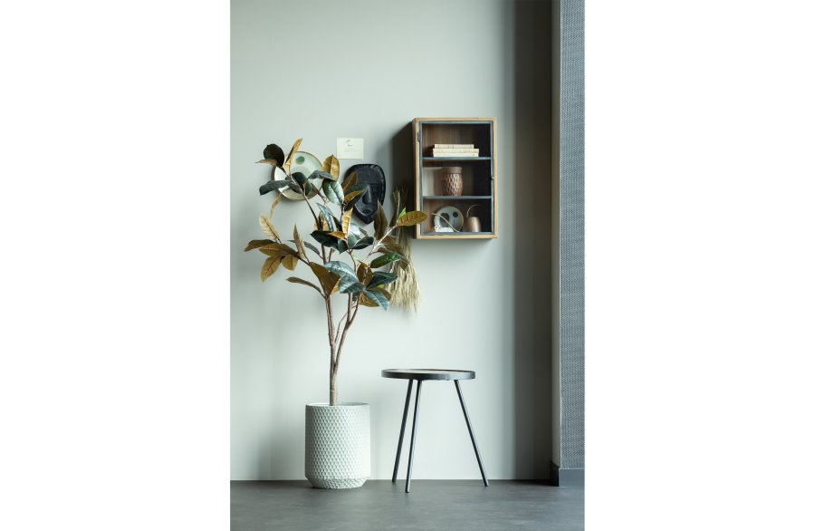 WOOOD Gummi kunstig plante - grn polyester (H:170)