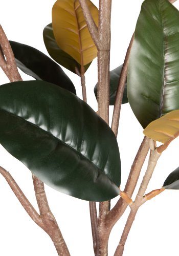 WOOOD Gummi kunstig plante - grn polyester (H:170)