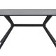 WOOOD EXCLUSIVE Bruno spisebord, rektangulrt - sort MDF og stl (160x90)