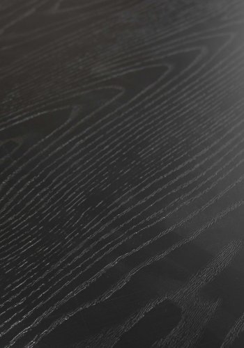 WOOOD EXCLUSIVE Bruno spisebord, rektangulrt - sort MDF og stl (160x90)