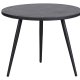 WOOOD Suze sidebord, rund - sort metal (st af 2)