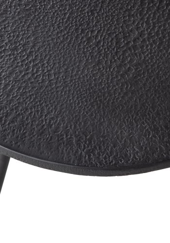 WOOOD Suze sidebord, rund - sort metal (st af 2)