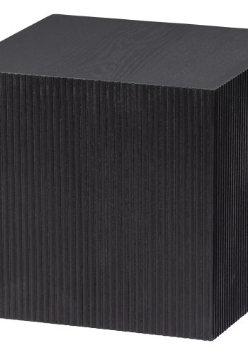 WOOOD EXCLUSIVE Sanne sidebord, kvadratisk - sort fyrretr MDF (st med 2)