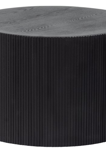 WOOOD EXCLUSIVE Sanne sidebord, rund - sort MDF (60)