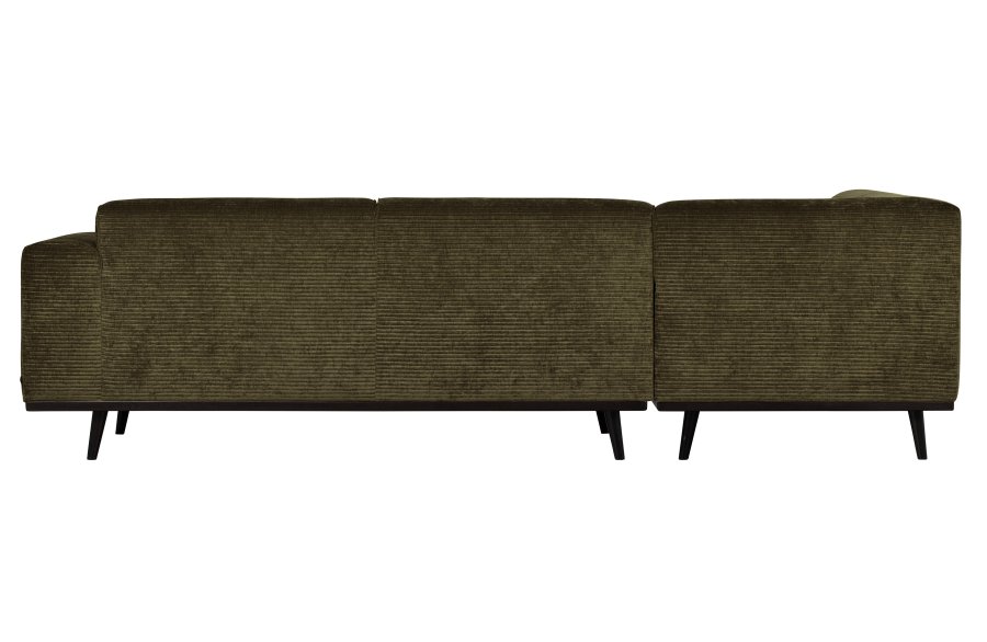 BEPUREHOME Statement hjrnesofa, venstre - varm grn jacquard vvet stof