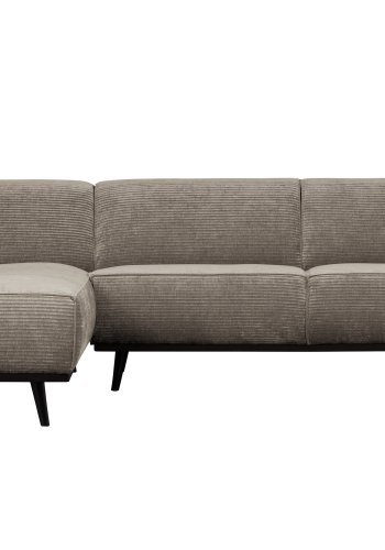BEPUREHOME Statement hjrnesofa, venstre - ler jacquard vvet stof