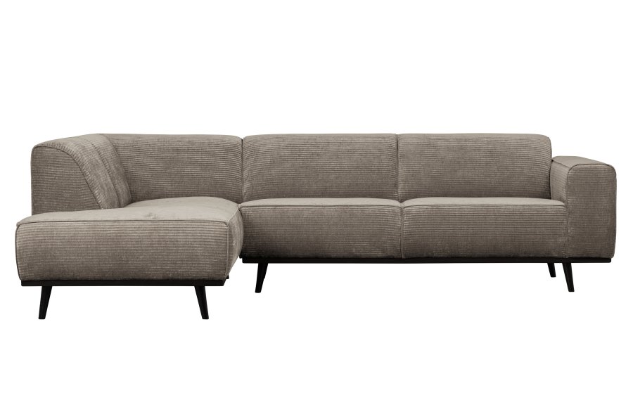 BEPUREHOME Statement hjrnesofa, venstre - ler jacquard vvet stof