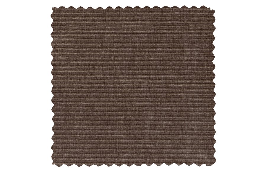 BEPUREHOME Statement hjrnesofa, hjre - taupe jacquard vvet stof