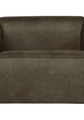 WOOOD Bean lnestol - army grn lderfiber/polyester