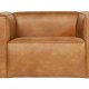 WOOOD Bean lnestol - cognac lderfiber/polyester