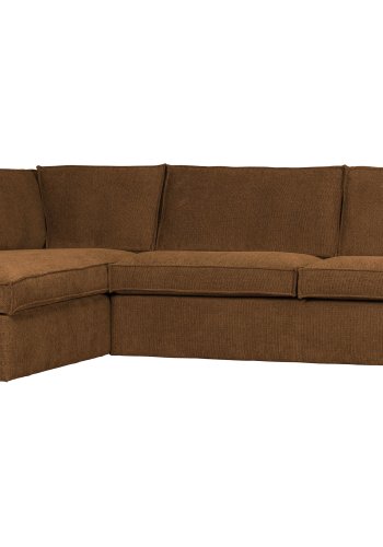WOOOD Freddie hjrnesofa, venstre - bronze melange stof