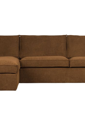 WOOOD Freddie hjrnesofa, venstre - bronze melange stof