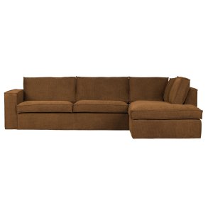 WOOOD Freddie hjrnesofa, hjre - bronze melange stof