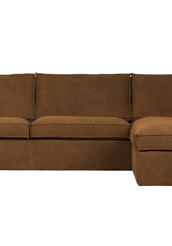 WOOOD Freddie hjrnesofa, hjre - bronze melange stof