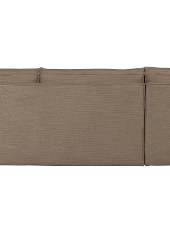 WOOOD Freddie hjrnesofa, venstre - brun melange stof