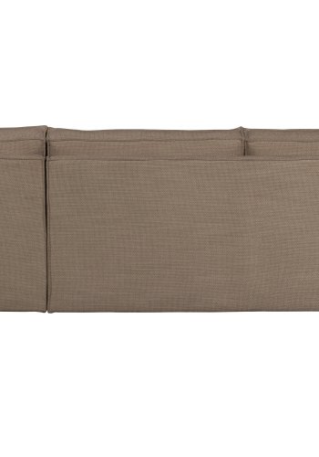 WOOOD Freddie hjrnesofa, hjre - brun melange stof