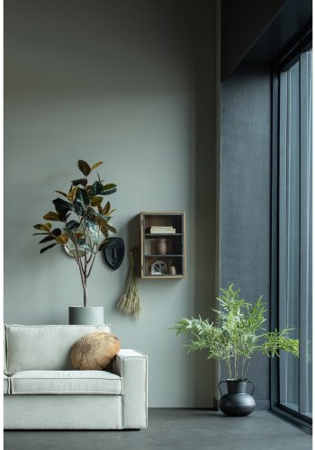 WOOOD Freddie hjrnesofa, venstre - natur melange stof