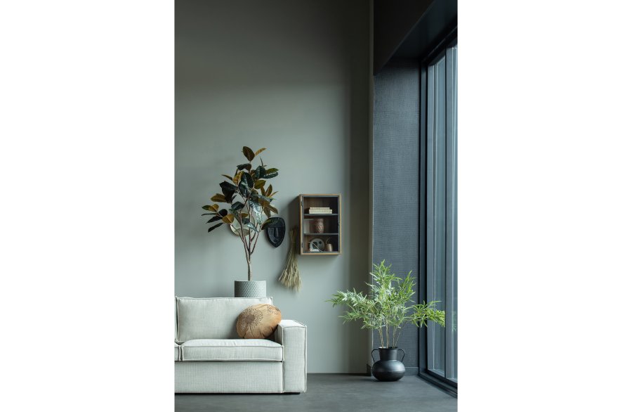 WOOOD Freddie hjrnesofa, venstre - natur melange stof