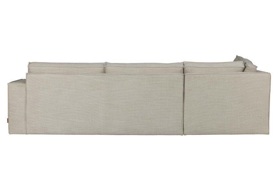 WOOOD Freddie hjrnesofa, venstre - natur melange stof