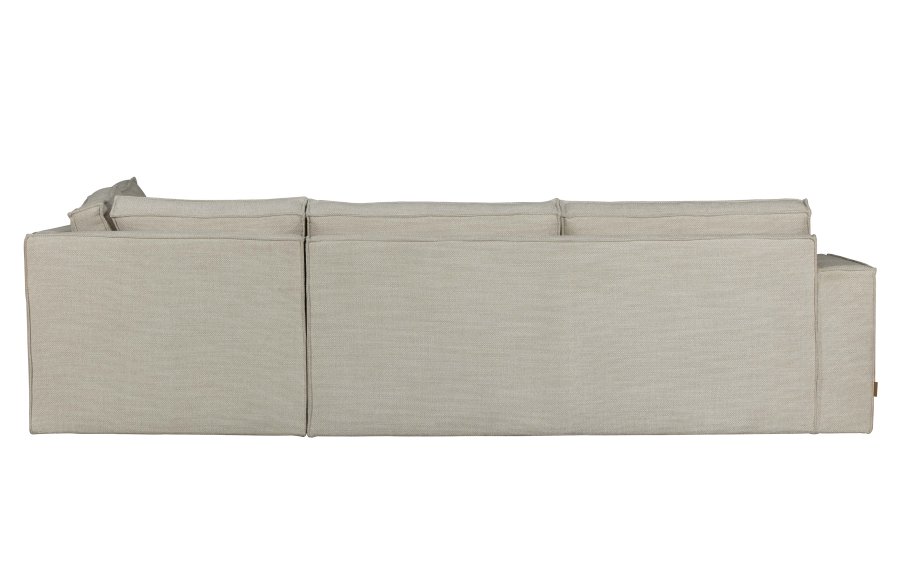 WOOOD Freddie hjrnesofa, hjre - natur melange stof