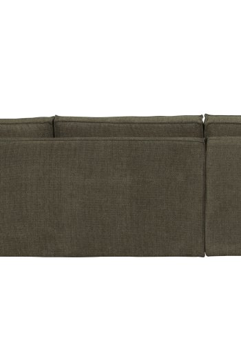 WOOOD Freddie hjrnesofa, venstre - varm grn melange stof