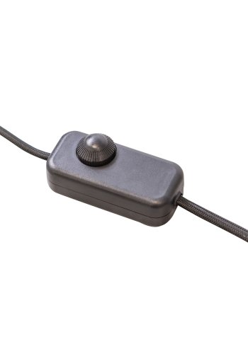 BEPUREHOME Collection gulvlampe - antik messing og sort jern (H:151)