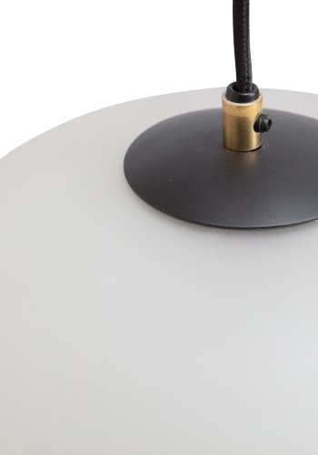 WOOOD EXCLUSIVE Micah loftlampe - offwhite glas og strygejern