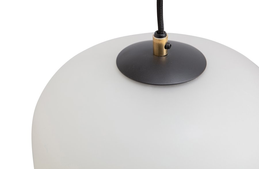 WOOOD EXCLUSIVE Micah loftlampe - offwhite glas og strygejern