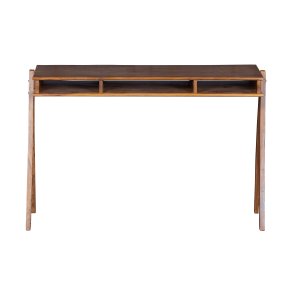 BEPUREHOME Collection skrivebord, m. 3 bne rum - brun akacietr (120x50)